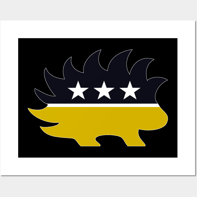 Libertarian Ancap Porcupine Wall Art by The Libertarian Frontier 